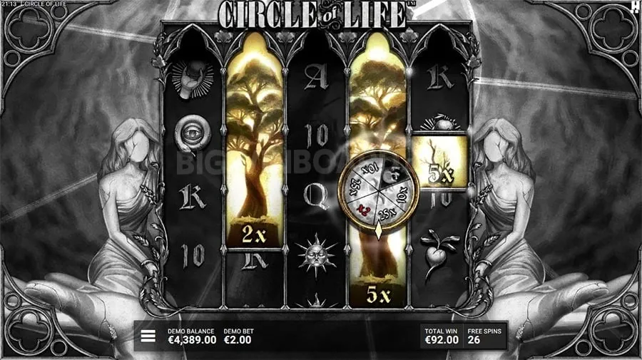 Image of mobile phone showing gaming app